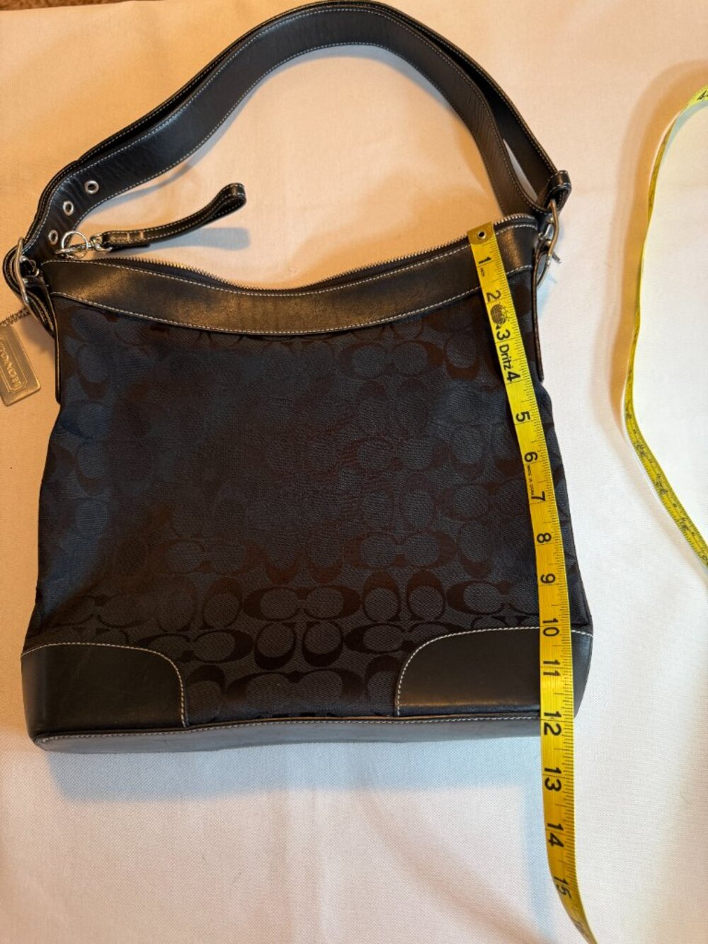 Vintage Y2K Coach Signature Hobo Shoulder Bag – Style 6828 - Picture 6 of 11